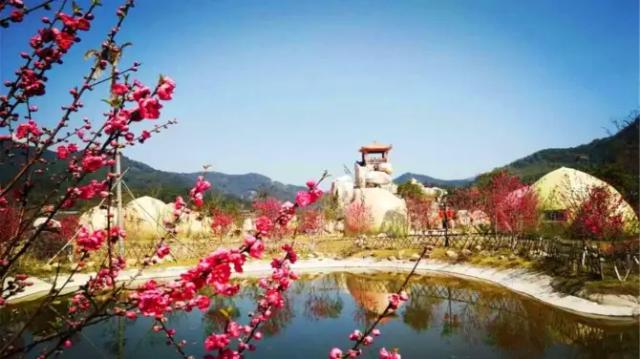 Taoxian River Scenic Spot Peach Blossom Island