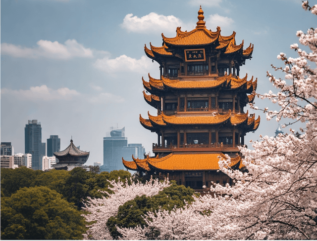 One-day cherry blossom tour in Wuhan