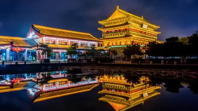 Bell Tower and Drum Tower Square